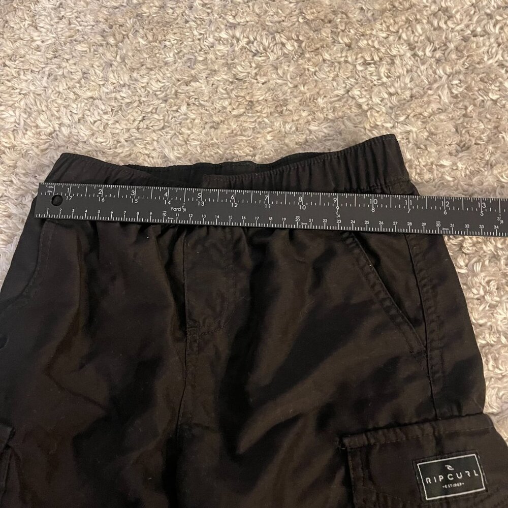 Rip Curl Black Cargo Shorts Boys Size 4 - Picture 2 of 8